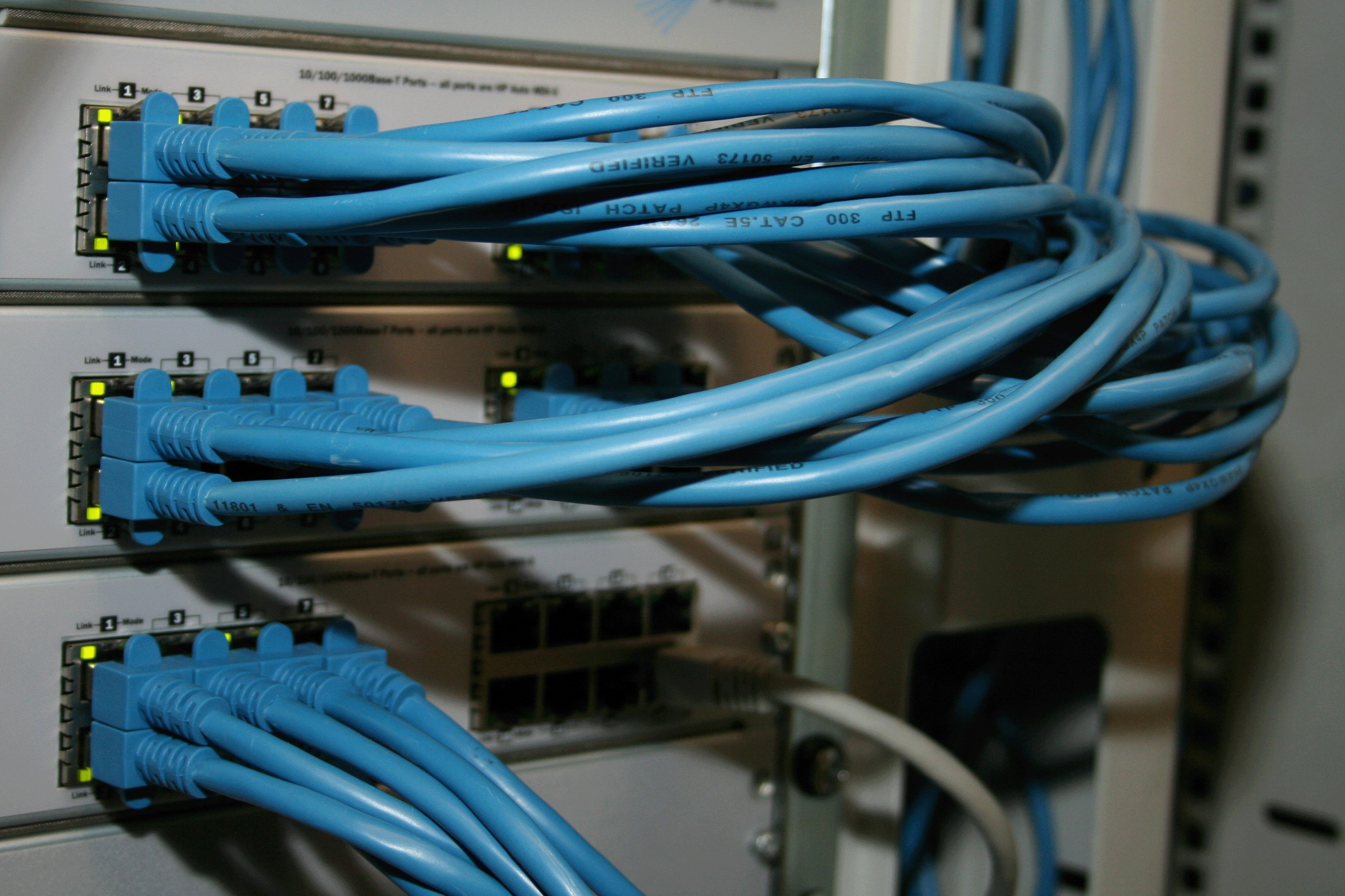 Structured LAN cabling